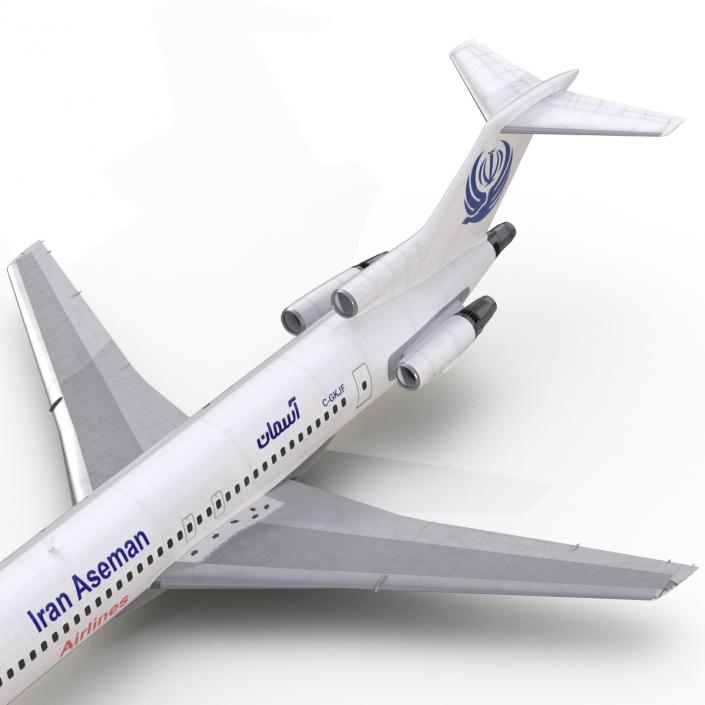 3D Boeing 727-200 Iran Aseman