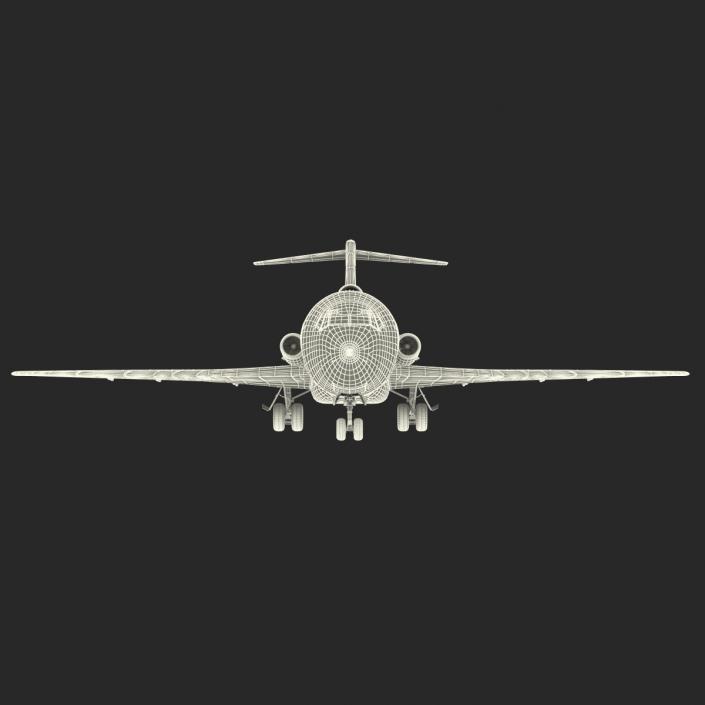 3D Boeing 727-200 Iran Aseman