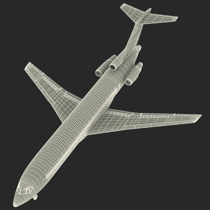 3D Boeing 727-200 Iran Aseman