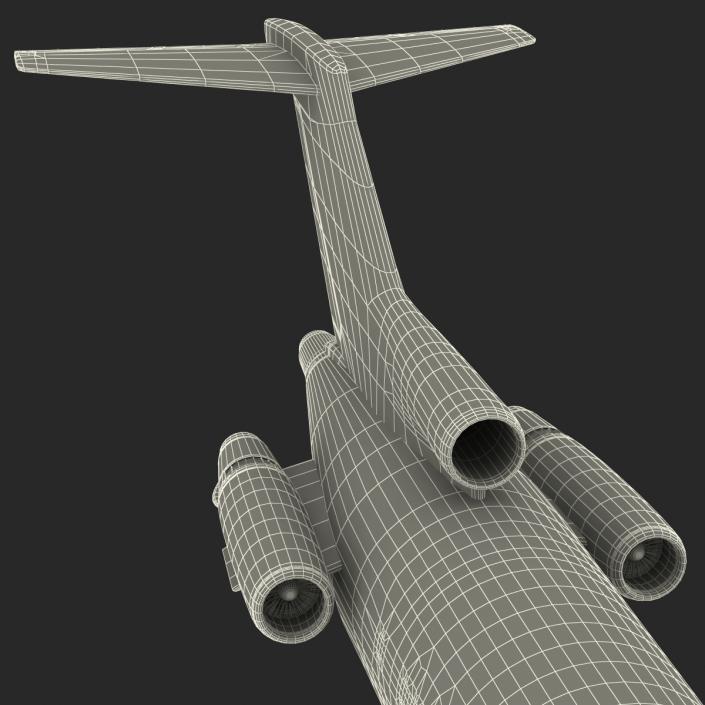 3D Boeing 727-200 Iran Aseman