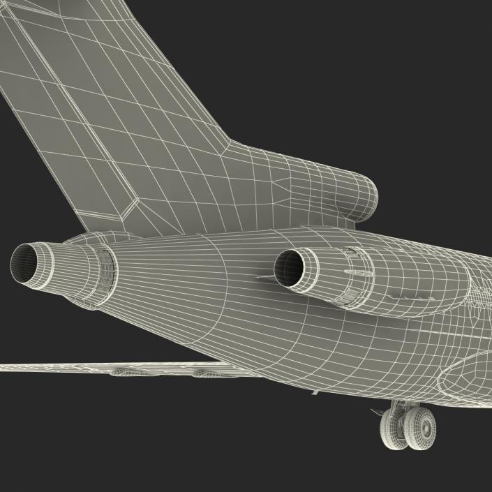 3D Boeing 727-200 Iran Aseman