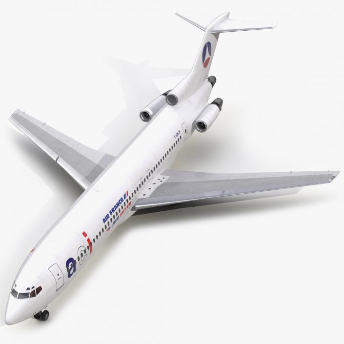 3D model Boeing 727-200 Air France