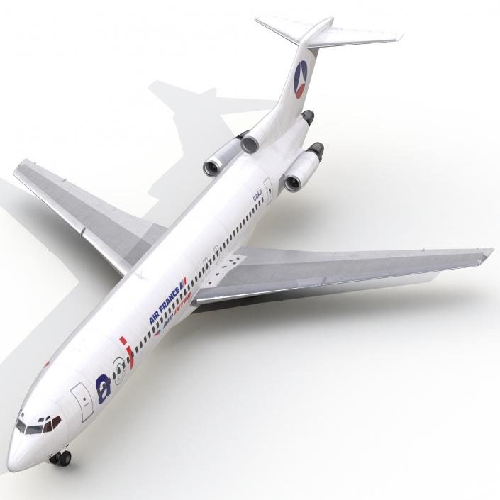 3D model Boeing 727-200 Air France