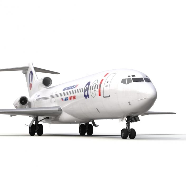 3D model Boeing 727-200 Air France