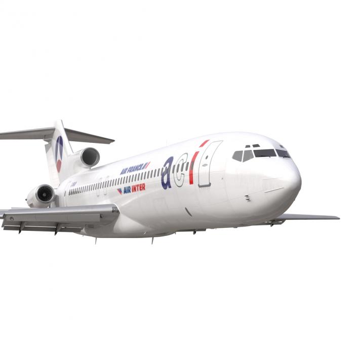 3D model Boeing 727-200 Air France