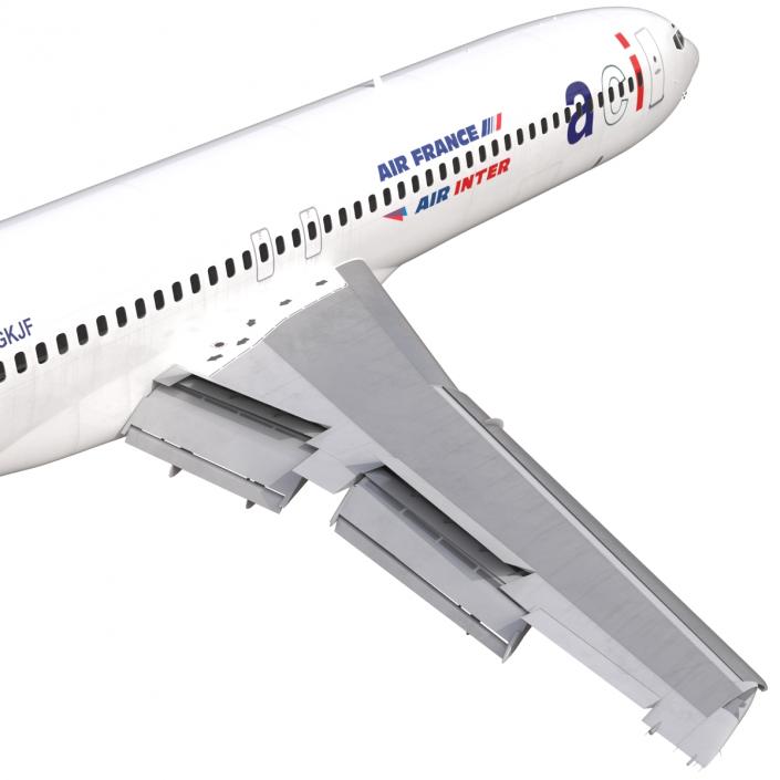 3D model Boeing 727-200 Air France