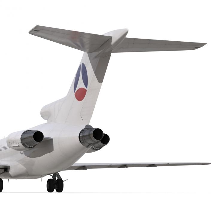 3D model Boeing 727-200 Air France