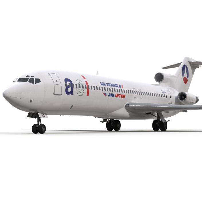 3D model Boeing 727-200 Air France