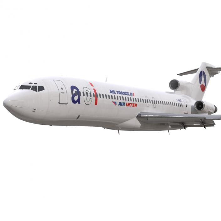 3D model Boeing 727-200 Air France