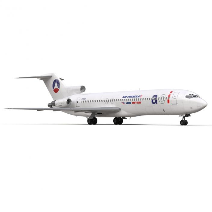 3D model Boeing 727-200 Air France