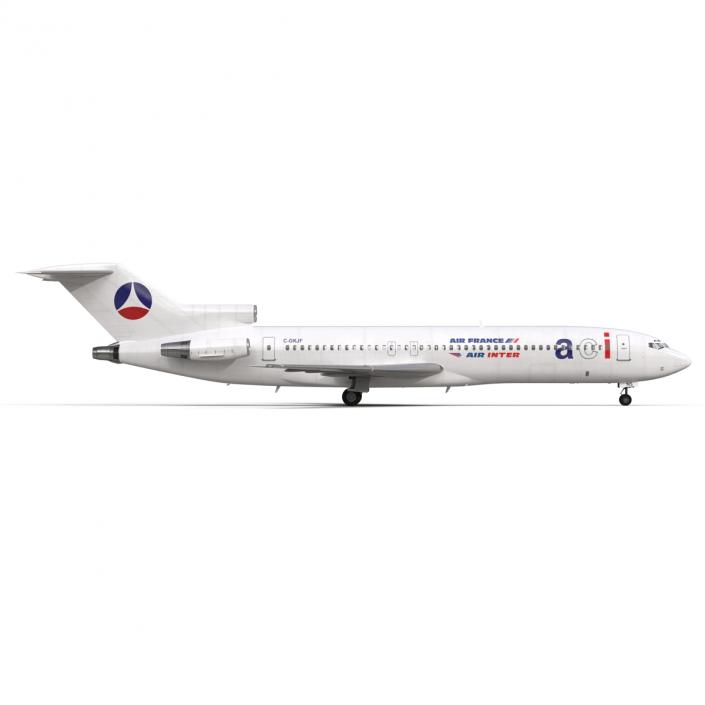 3D model Boeing 727-200 Air France