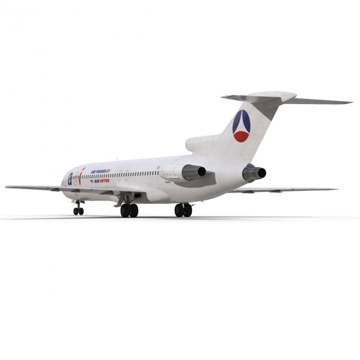 3D model Boeing 727-200 Air France