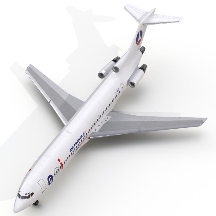 3D model Boeing 727-200 Air France