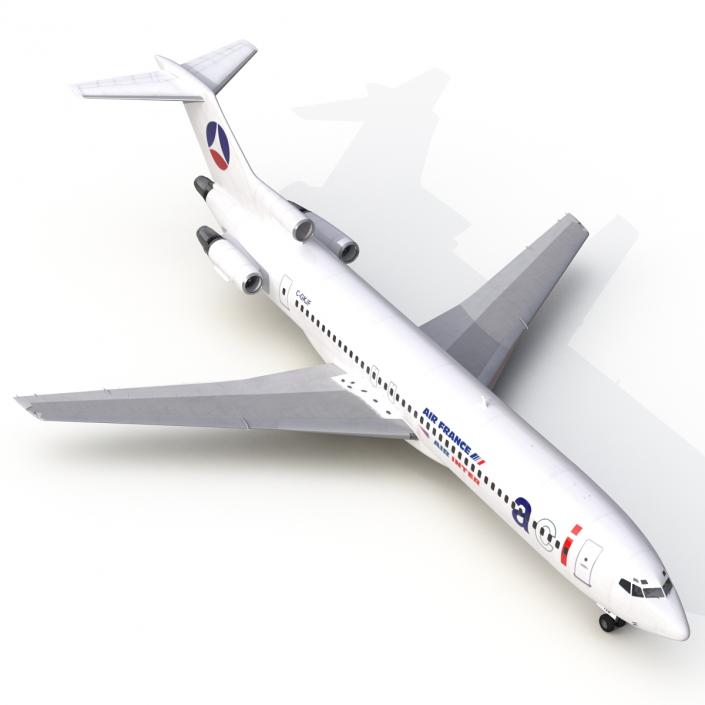 3D model Boeing 727-200 Air France