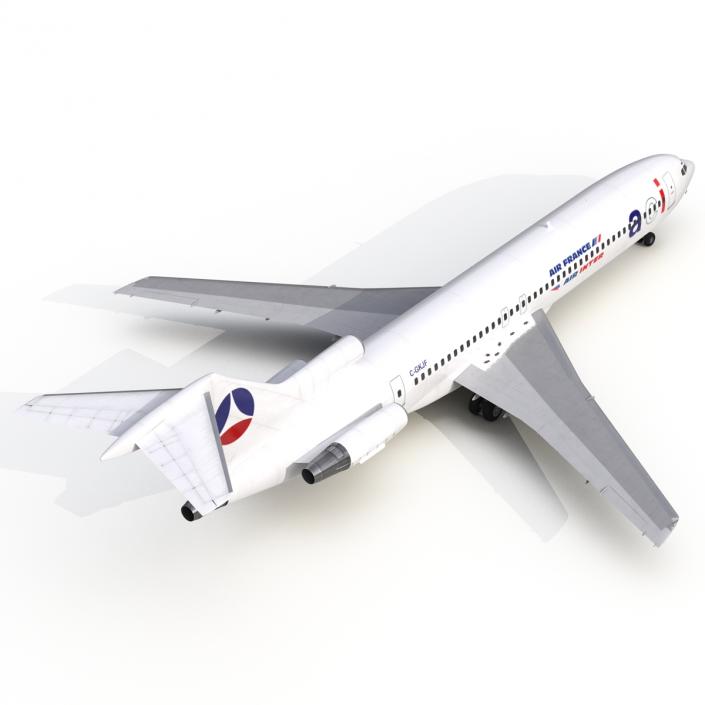 3D model Boeing 727-200 Air France