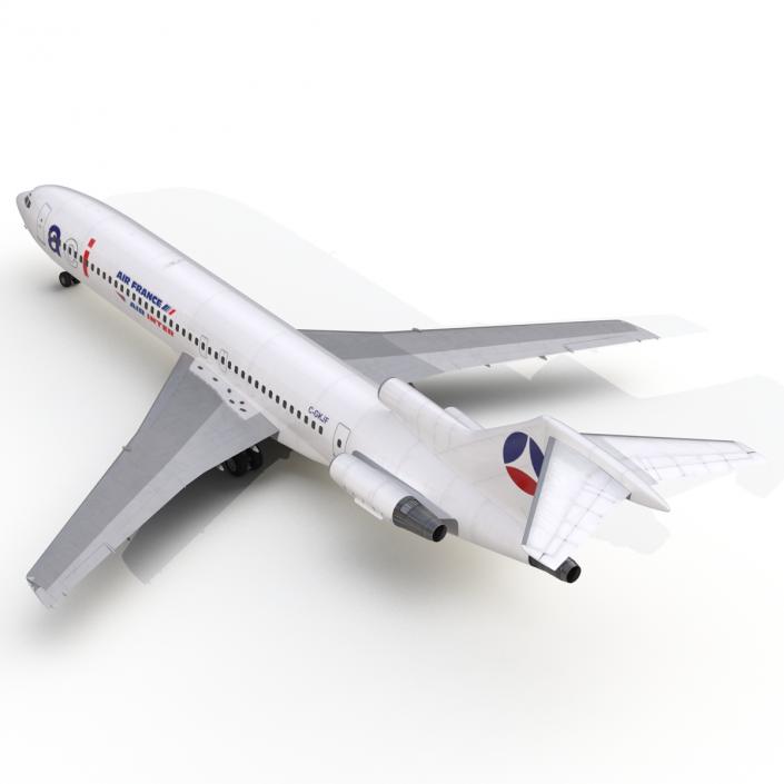 3D model Boeing 727-200 Air France