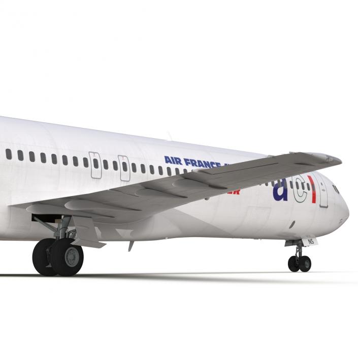 3D model Boeing 727-200 Air France