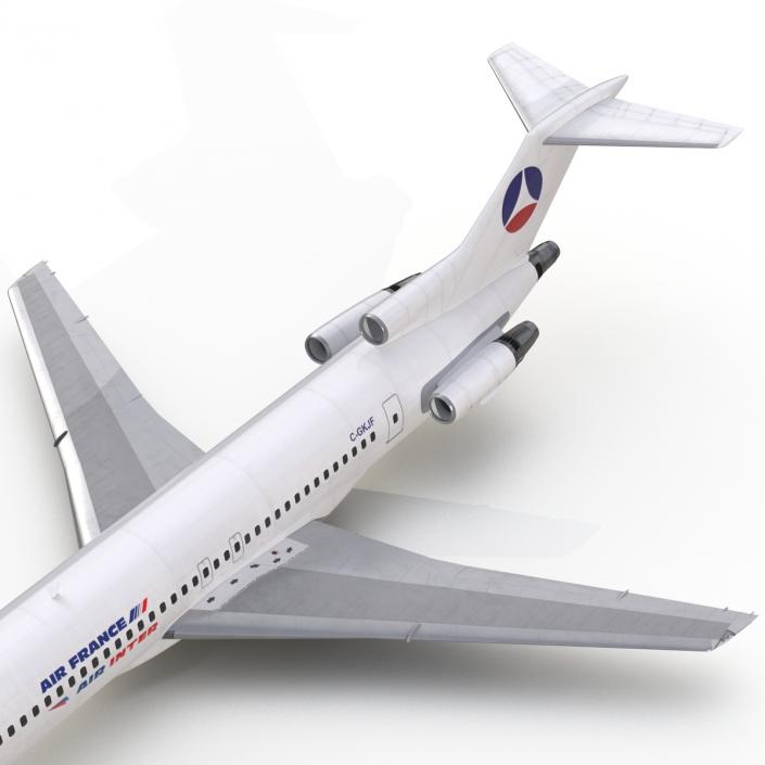 3D model Boeing 727-200 Air France