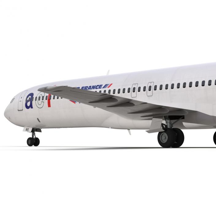 3D model Boeing 727-200 Air France