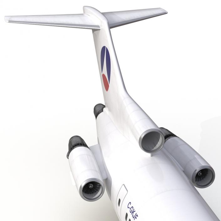 3D model Boeing 727-200 Air France