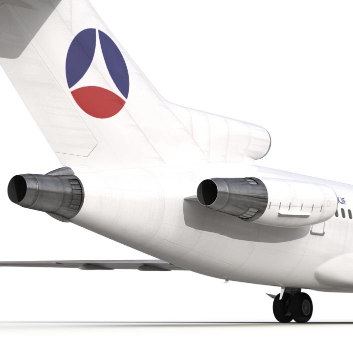 3D model Boeing 727-200 Air France