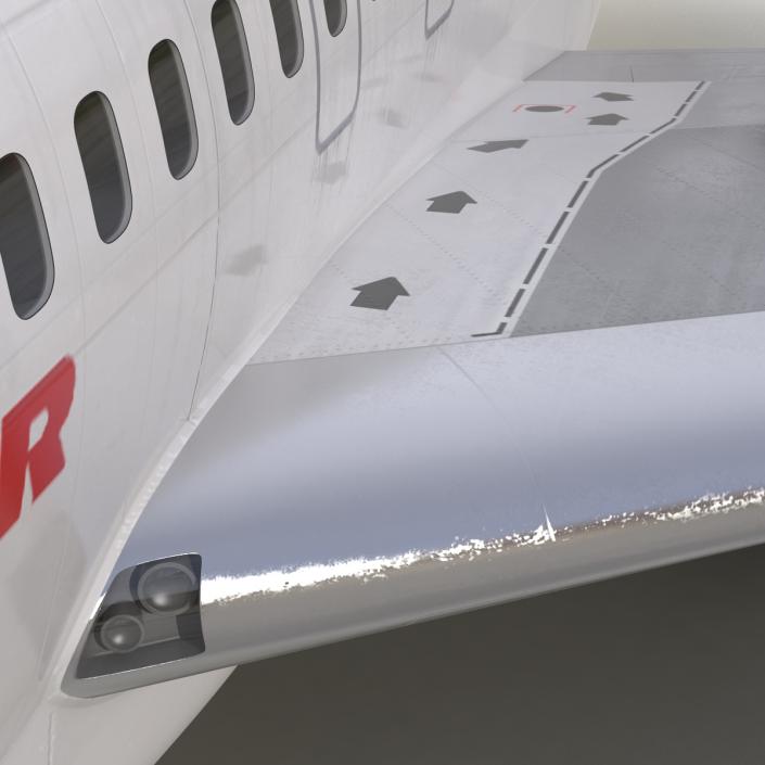 3D model Boeing 727-200 Air France