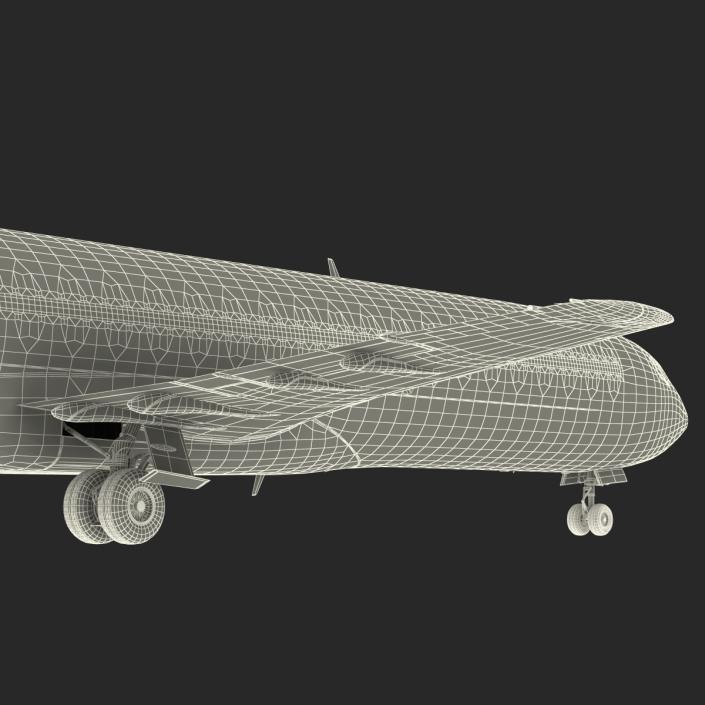 3D model Boeing 727-200 Air France