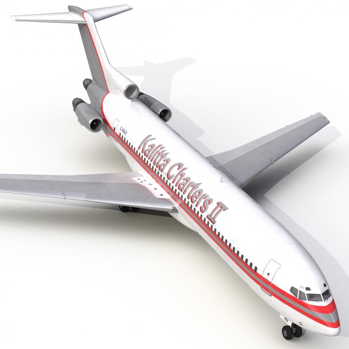 3D Boeing 727-200 Kalitta Air