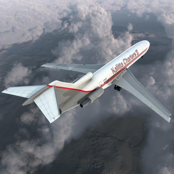 3D Boeing 727-200 Kalitta Air