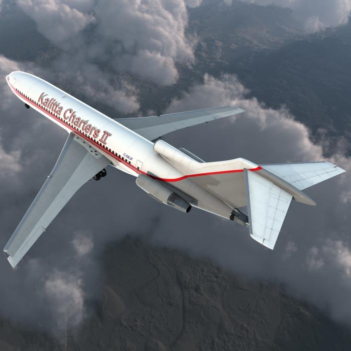 3D Boeing 727-200 Kalitta Air