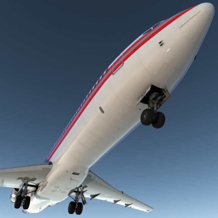 3D Boeing 727-200 Kalitta Air