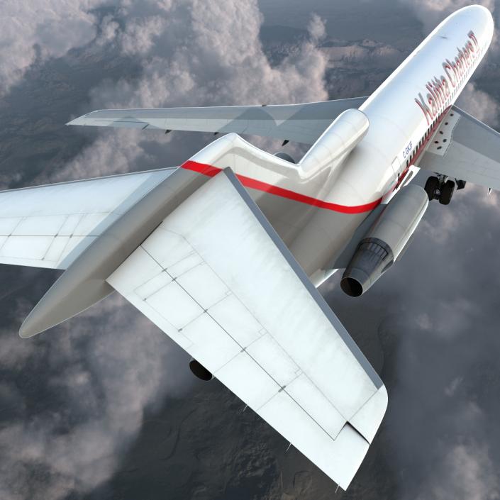 3D Boeing 727-200 Kalitta Air