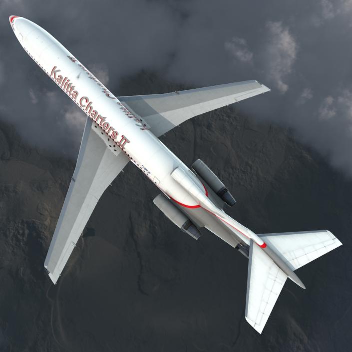 3D Boeing 727-200 Kalitta Air