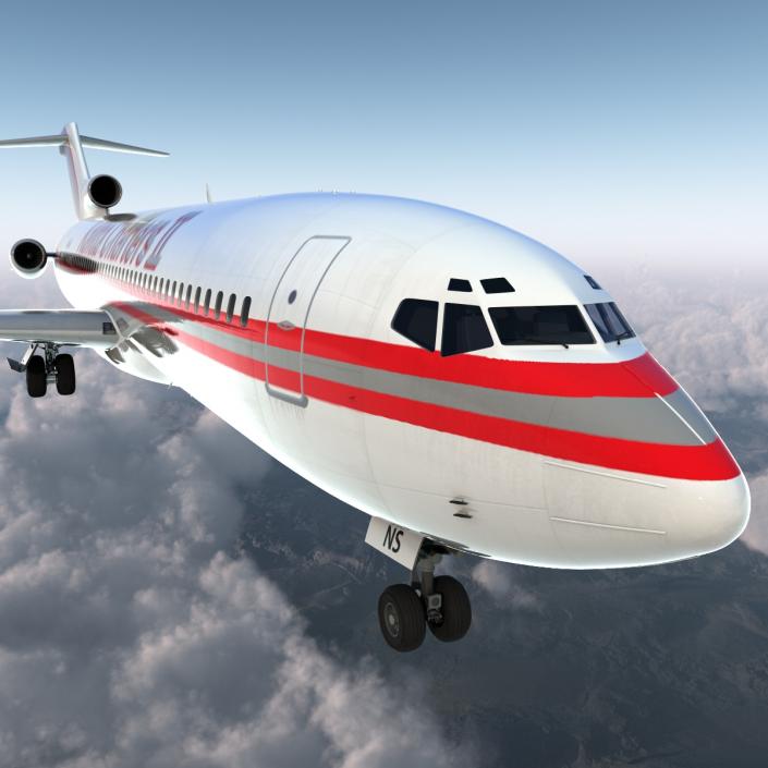 3D Boeing 727-200 Kalitta Air