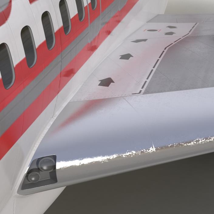 3D Boeing 727-200 Kalitta Air