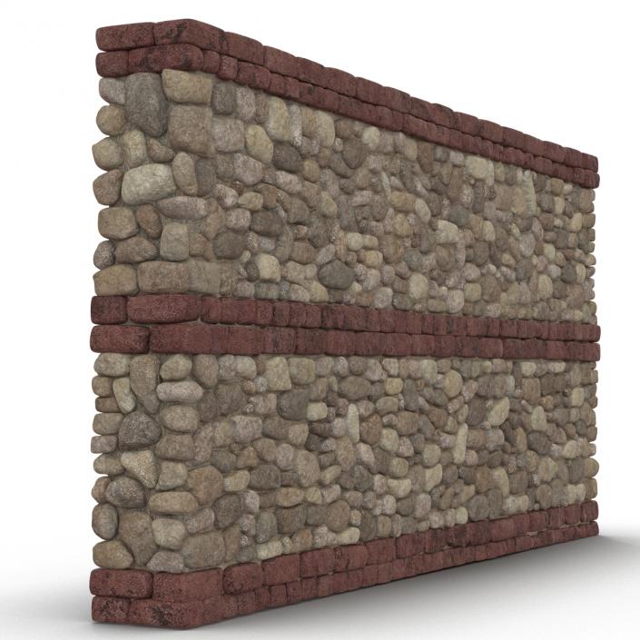 Wall Section Greco Roman 3D model