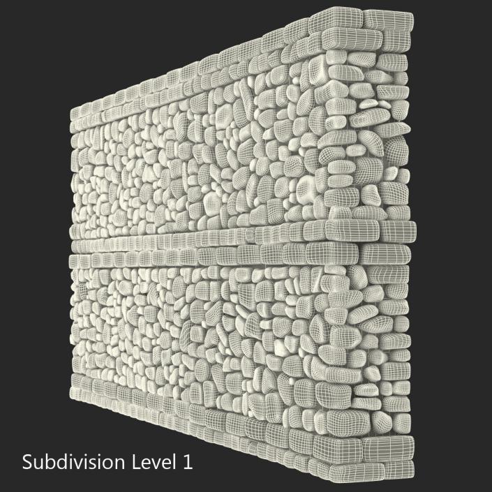 Wall Section Greco Roman 3D model