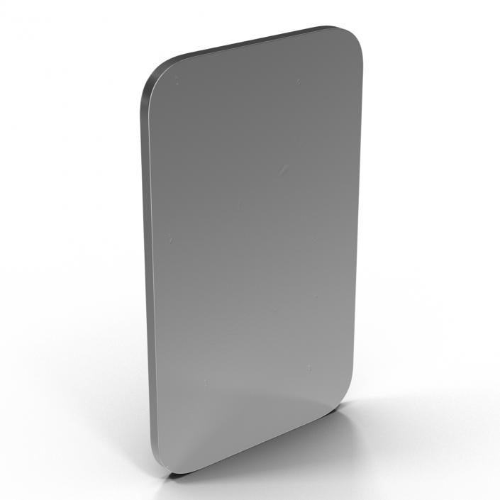 3D Silver Bar 2g model