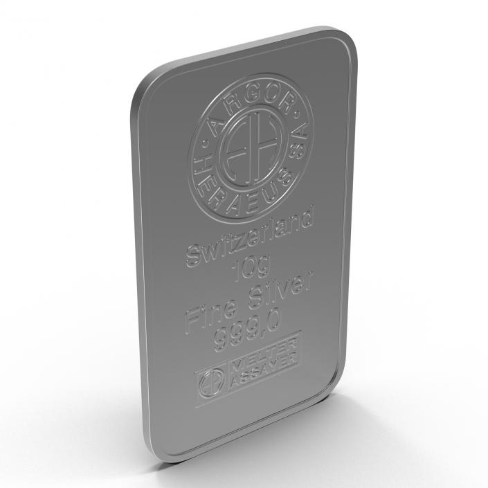 Silver Bar 10g 3D model