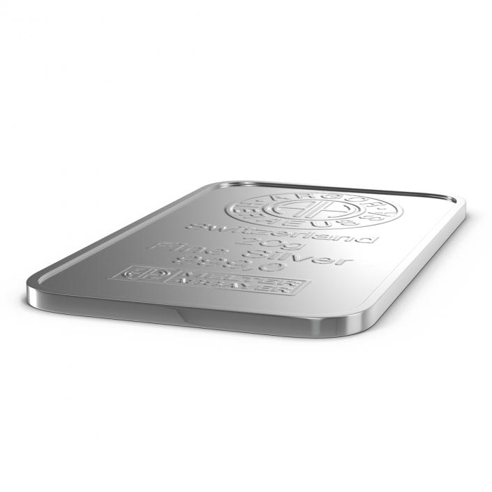 Silver Bar 20g 3D model