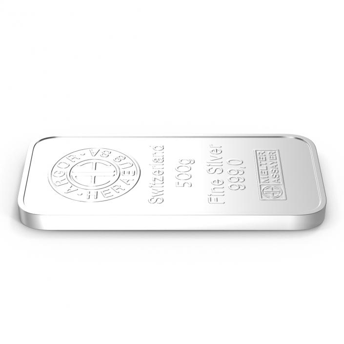 3D model Silver Bar 500g