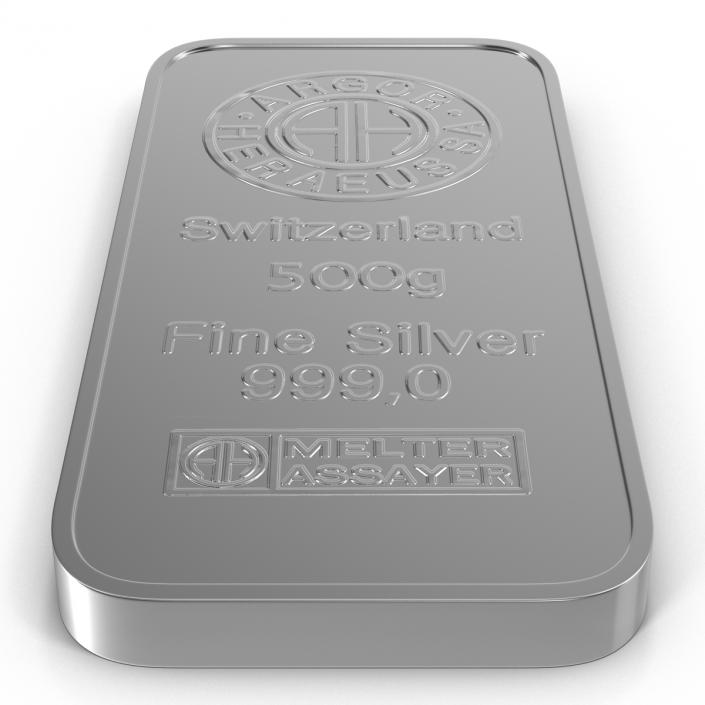 3D model Silver Bar 500g