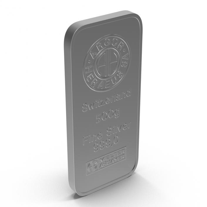 3D model Silver Bar 500g