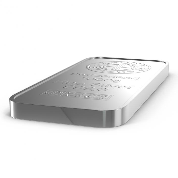 3D Silver Bar 1000g