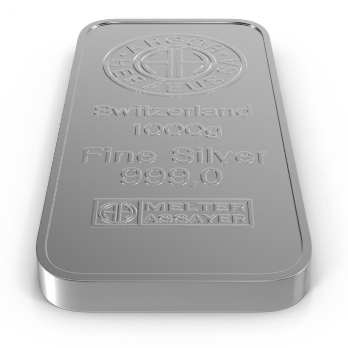 3D Silver Bar 1000g