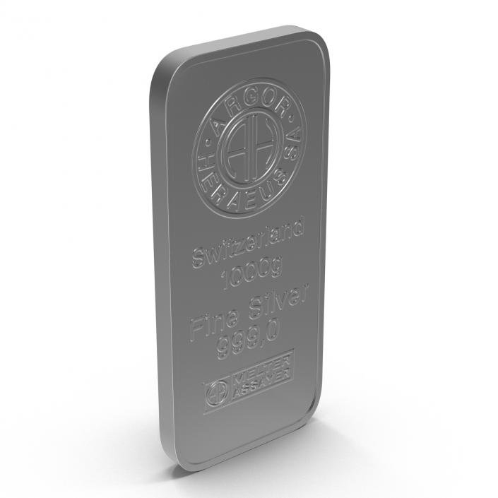 3D Silver Bar 1000g