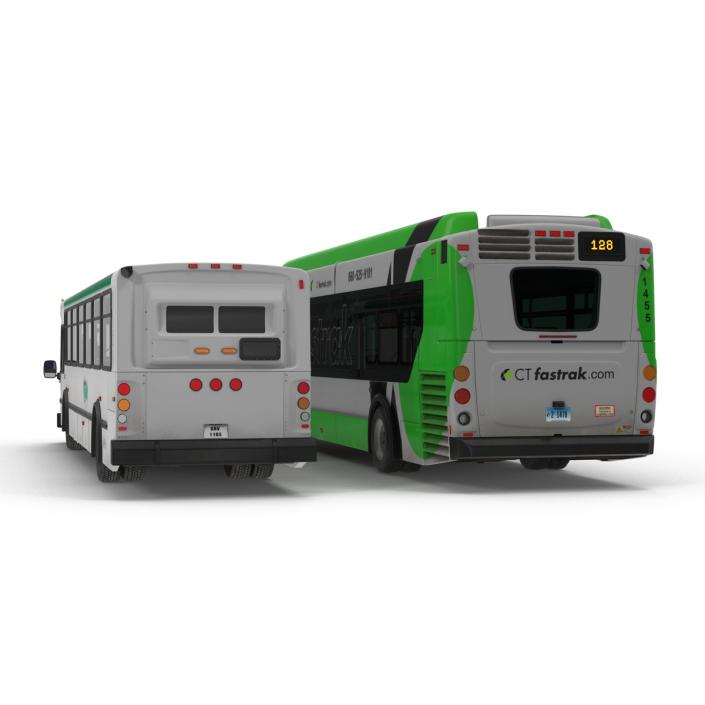 3D Buses Collection 4 model