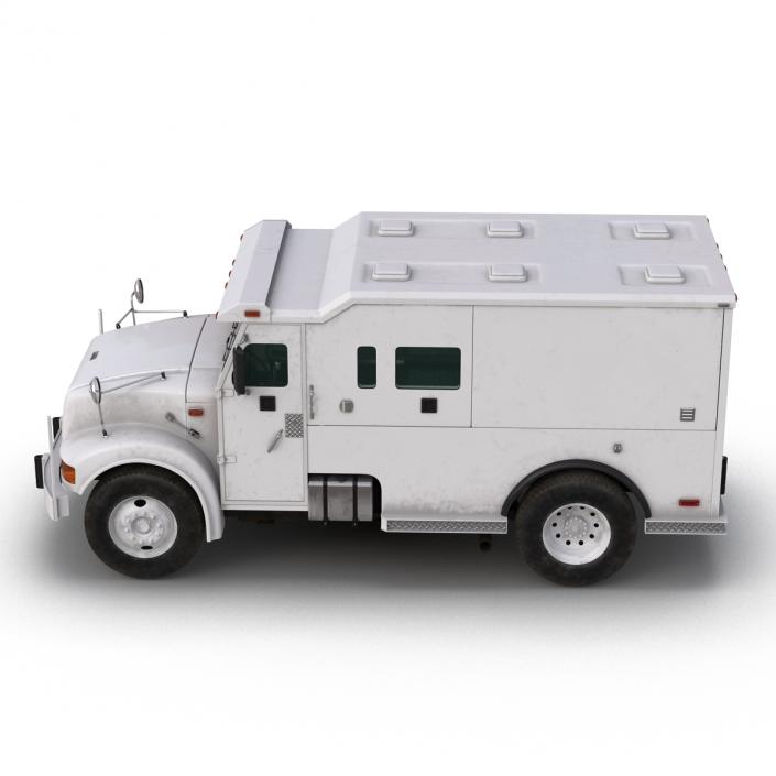 3D Armored Cash Transport Car