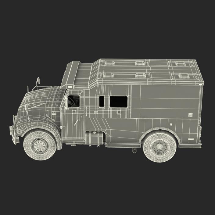 3D Armored Cash Transport Car