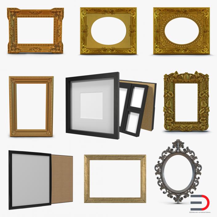 Picture Frames 3D Models Collection 2 3D